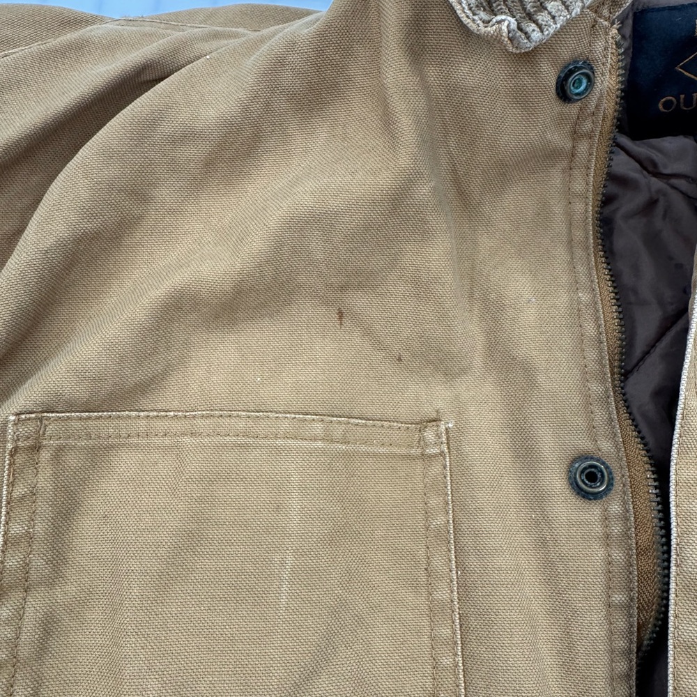 Men's Brown Canvas  Barn Field Chore Coat made in USA! - Picture 5 of 12